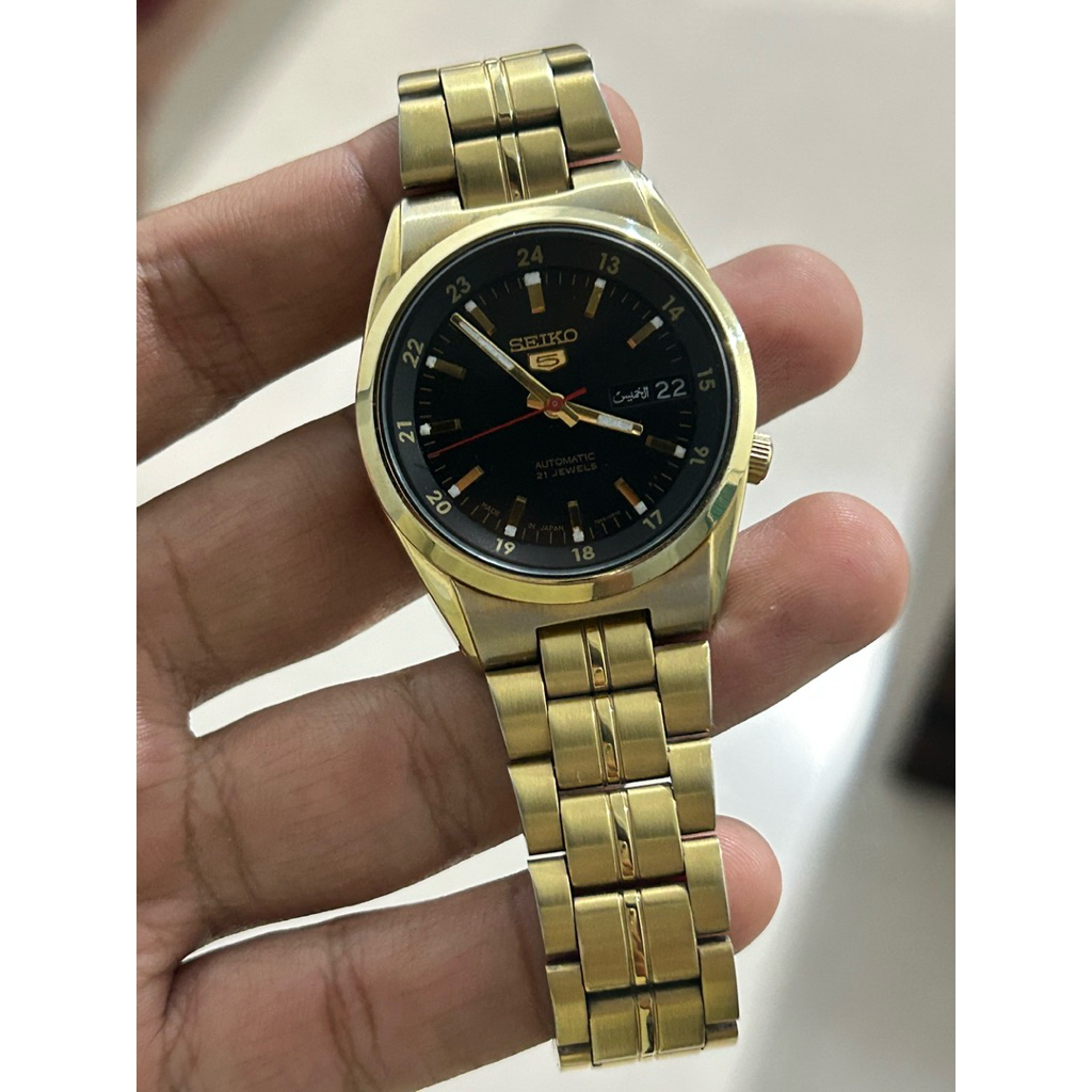 jam tangan seiko 5 automatic SNK576J1 caliber 7s26 02c0 original