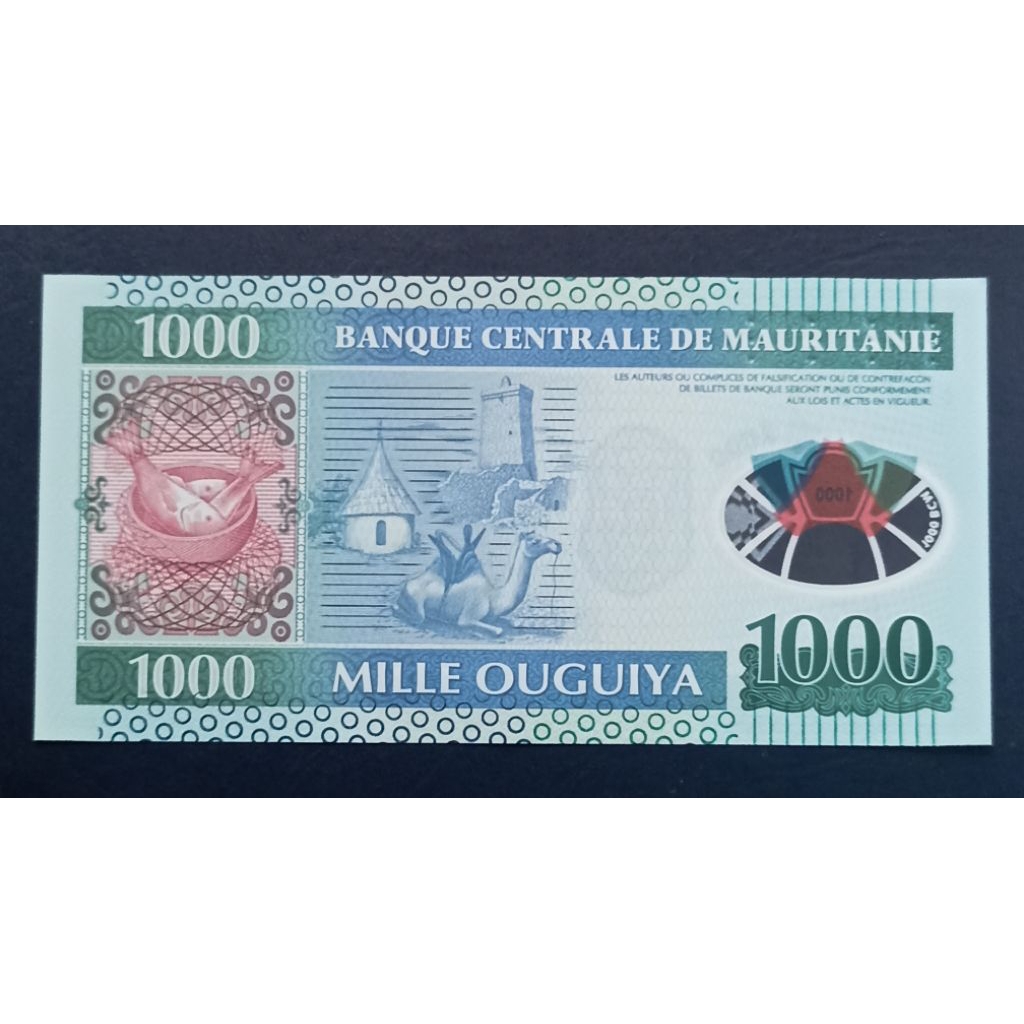 UANG POLYMER MAURITANIA 1OOO OUGUIYA