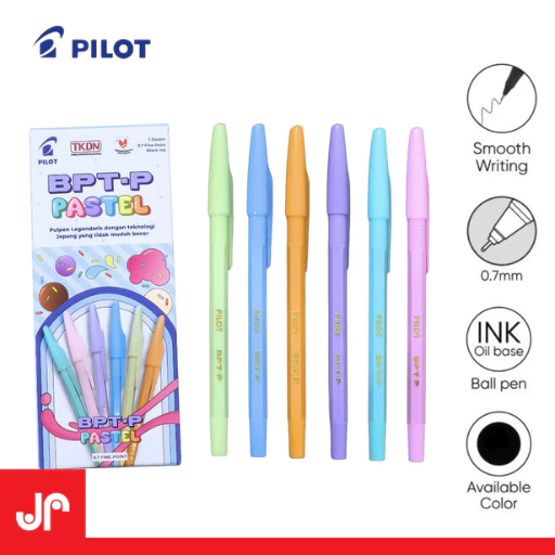 PILOT BALL POINT BPTP PASTEL 1 PAK / PULPEN PILOT BALLPEN / PULPEN PILOT PACK
