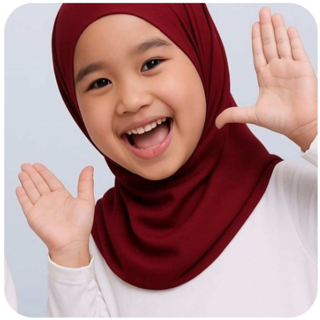 Ciput Hijab Ninja Anak Perempuan||Ciput Anak