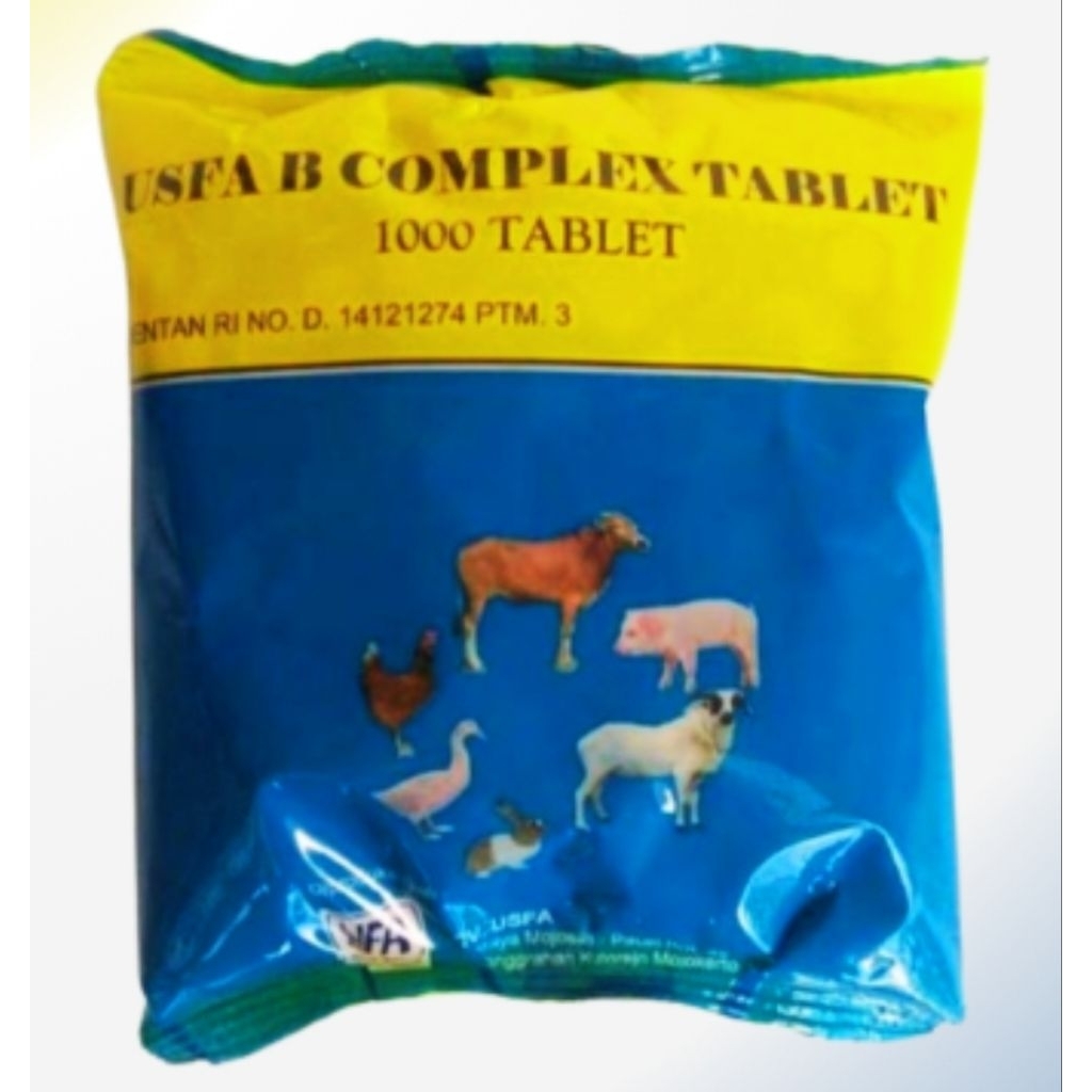 Usfa/b-complex vitamin ternak untuk hewan