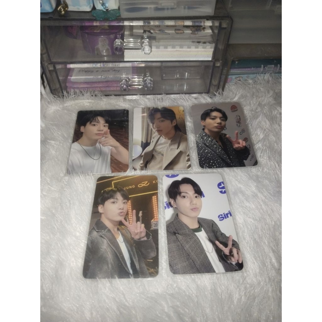PHOTOCARD BTS JUNGKOOK GOLDEN LUCKY DRAW OFFICIAL