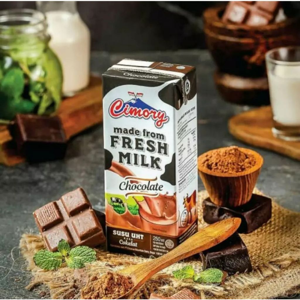 Cimory Susu Segar UHT 250ml - Pilihan Rasa Lezat seperti Banana, Chocolate, Strawberry, dan lainnya