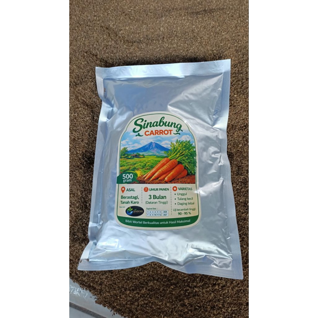 Bibit Wortel Brastagi Sinabung 500 Gram