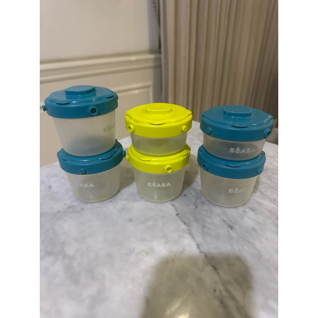 Beaba food storage set MPASI preloved