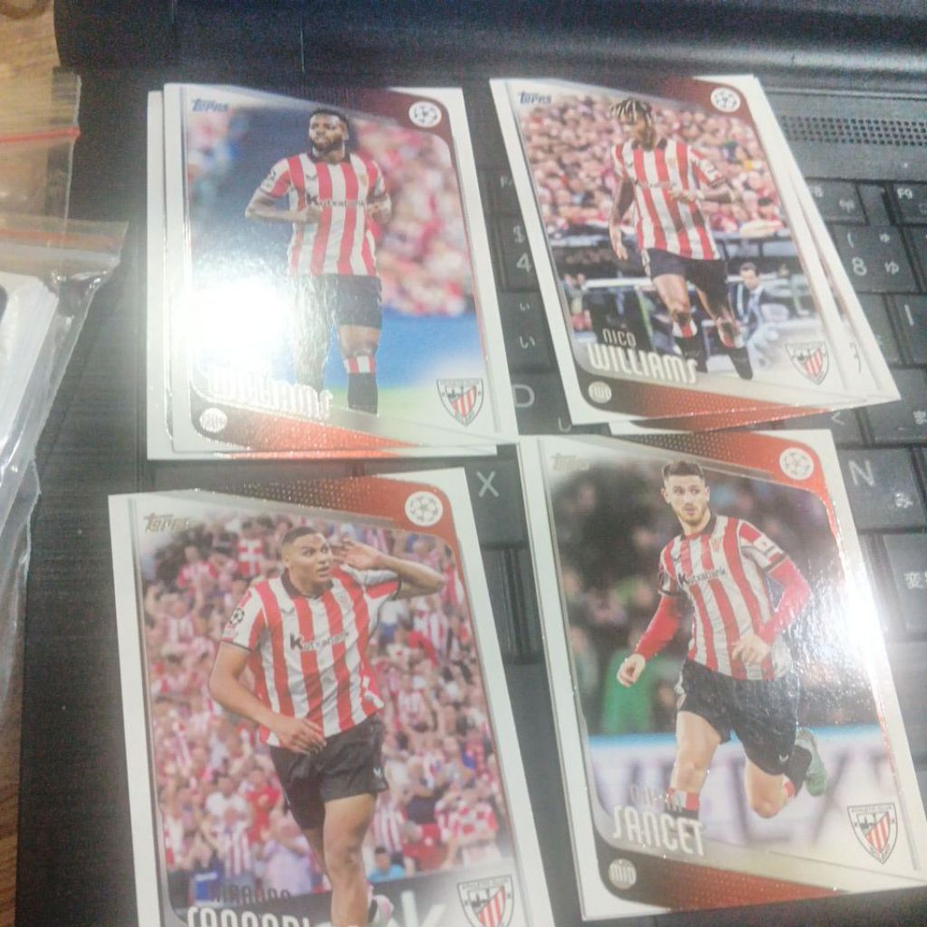 kartu bola topps ucc 2026 Athletic Bilbao