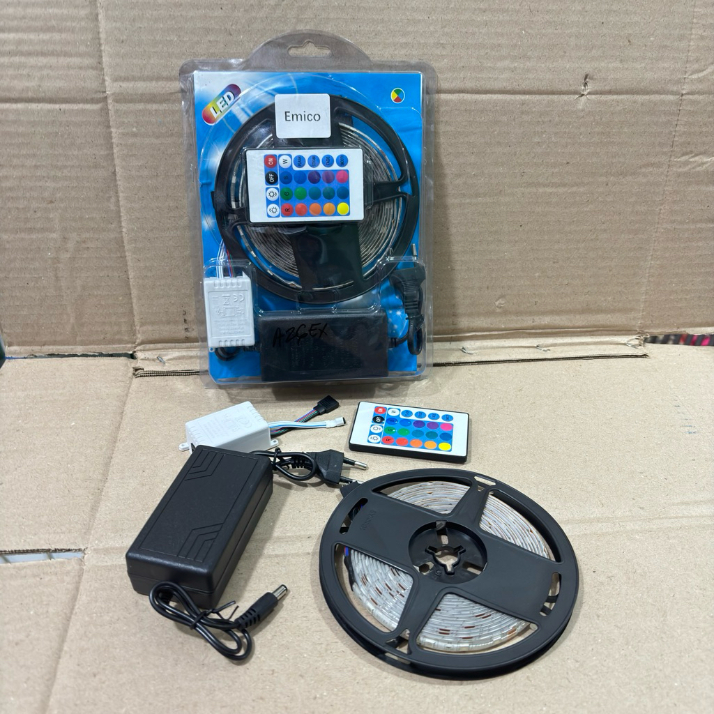 Lampu Led Strip Selang Rgb 5050 Dengan Remot Panjang 5 Meter