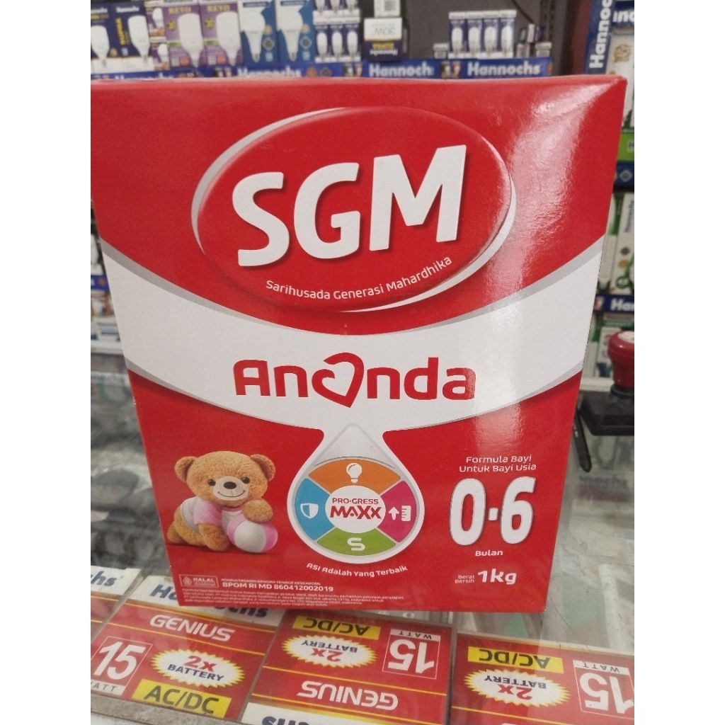 susu sgm 0-6 bulan ukuran 1000gr