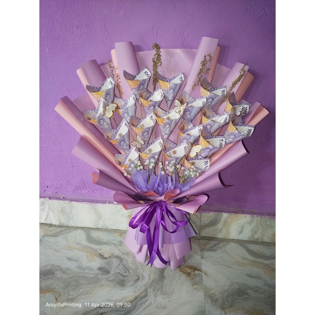 Buket Uang / Buket 20 lembar Uang