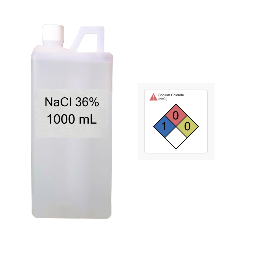 Larutan NaCl 36% / Natrium Klrodida / Sodium Chloride Solution 1000ml 36%