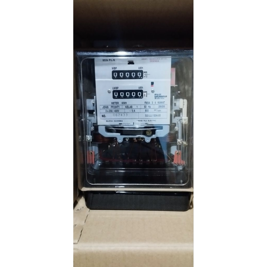 KWH METER FUJI DHARMA 3 PHASE 3x23/400V  50/100A