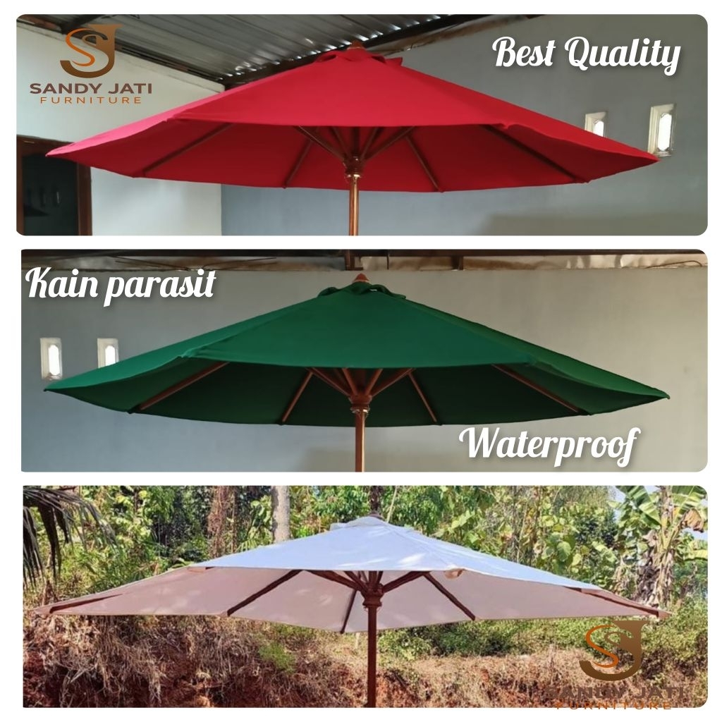 Kain Tenda PayungTaman / Kain Tenda Payung Cafe, Kain Tenda Payung Pantai Outdoor