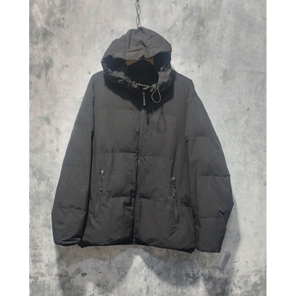 JAKET PUFFER UNIQLO HOODIE TEBAL