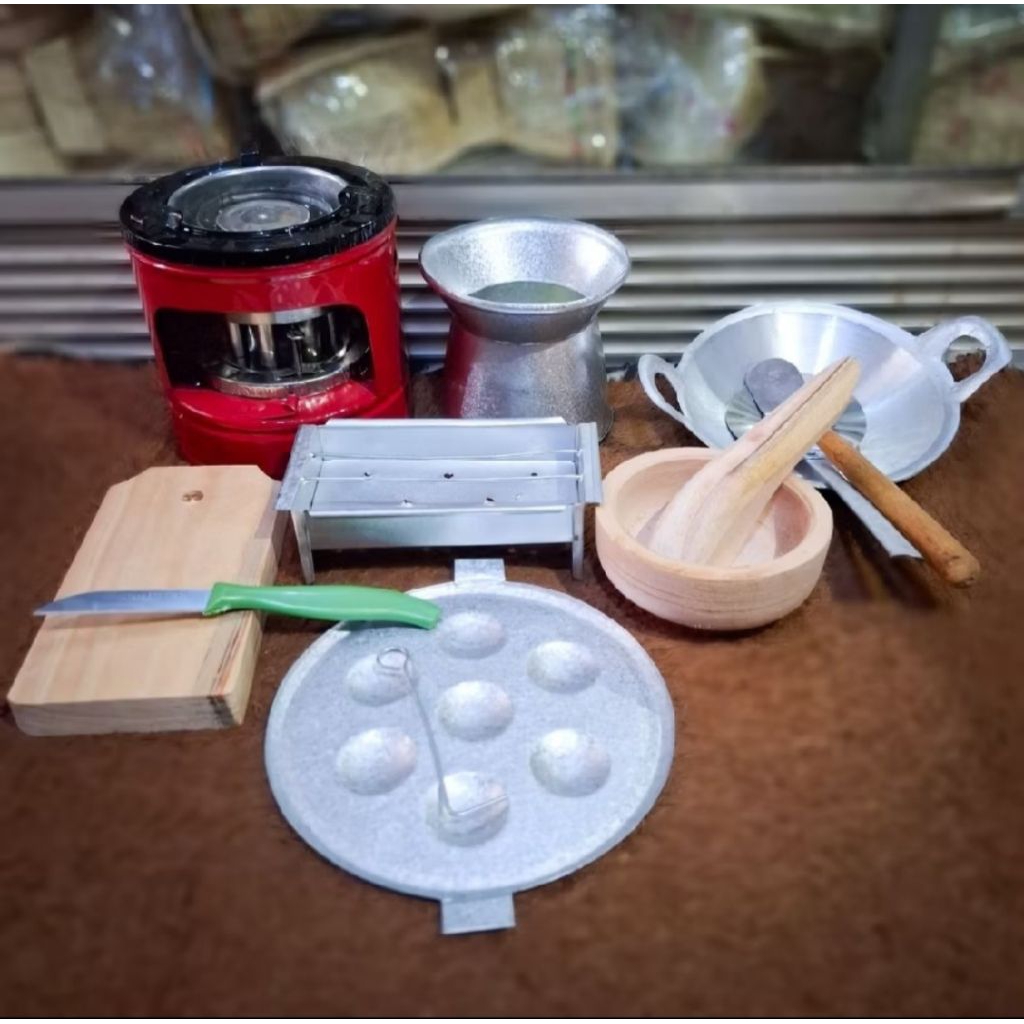 Alat Mainan Masak Masakan Anak Kompor Mini Fullset Bisa Masak Beneran