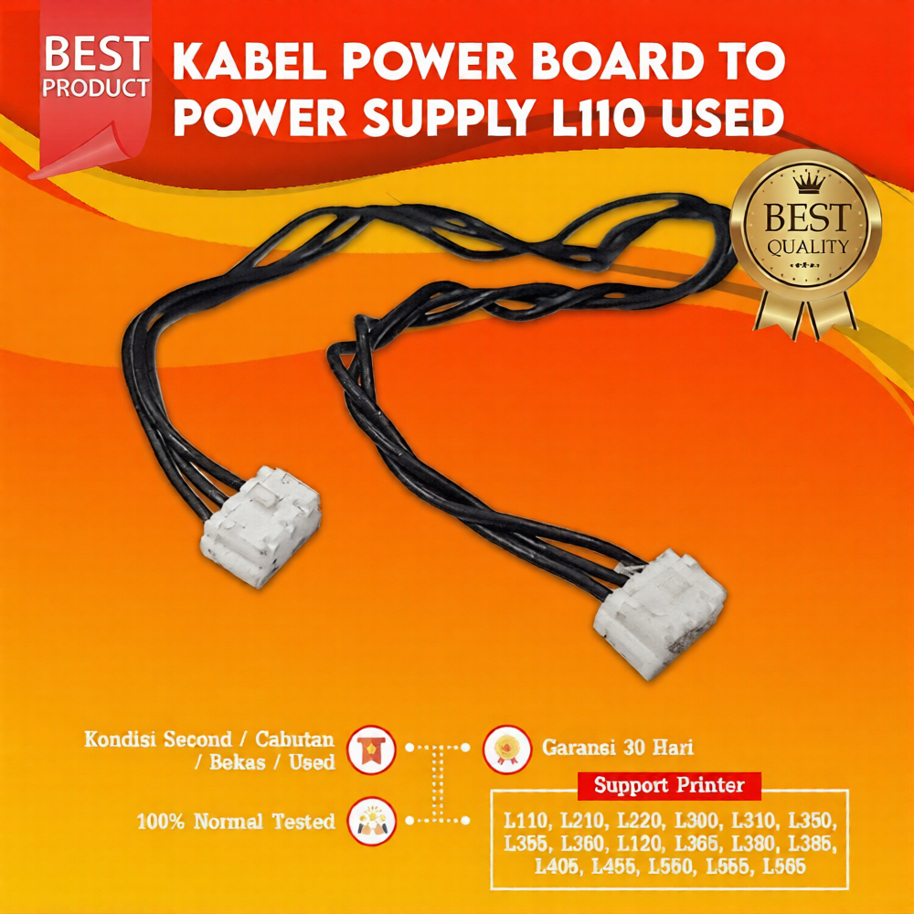 Kabel Power Mainboard Epson L110 L120 L121 L210 L220 L300 L310 L350 L355 L360 L365 L380 L385 L405 L4