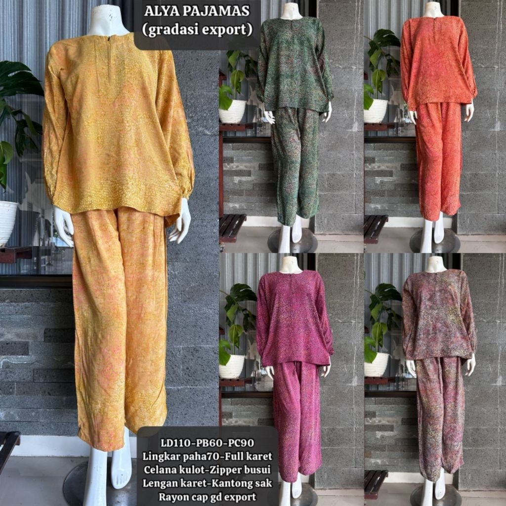 Setelan Tunik Rayon Premium
