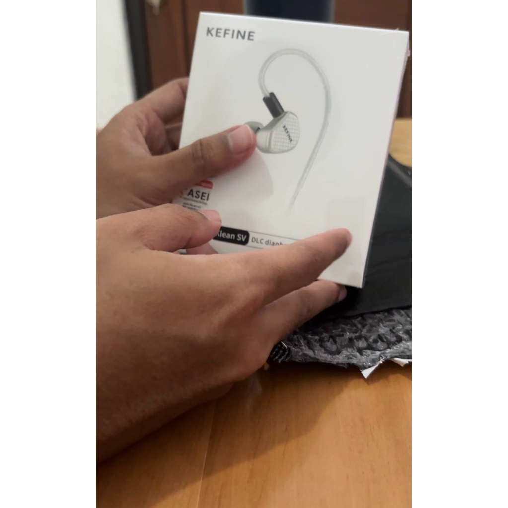 Kefine Klean SV silver edition. In ear monitor 3.5mm no mic