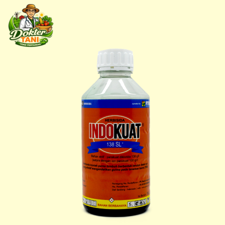 Herbisida, INDOKUAT 138 SL - Pengendali Gulma Umum Pada Budidaya Tanaman ( Jagung, Sawit, Dll) Dan C