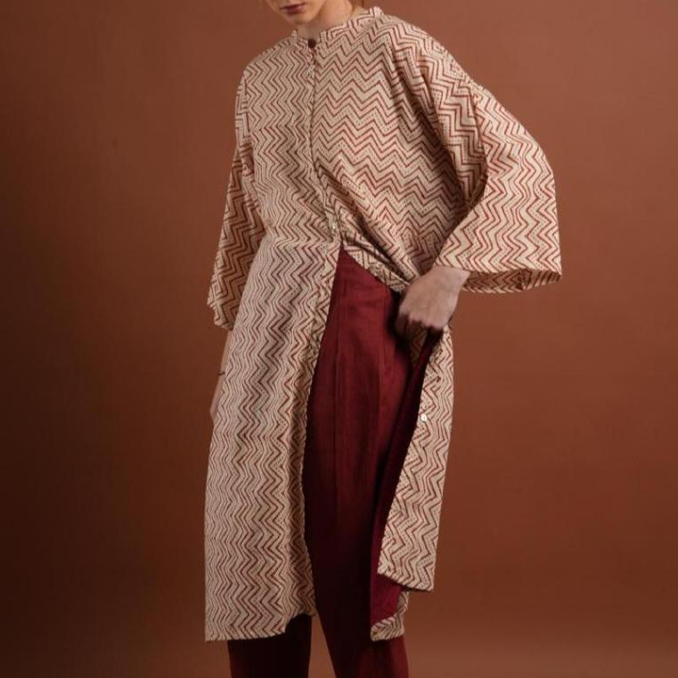 Dara Tunic Zigzag / Tunic Cotton / Baju Wanita