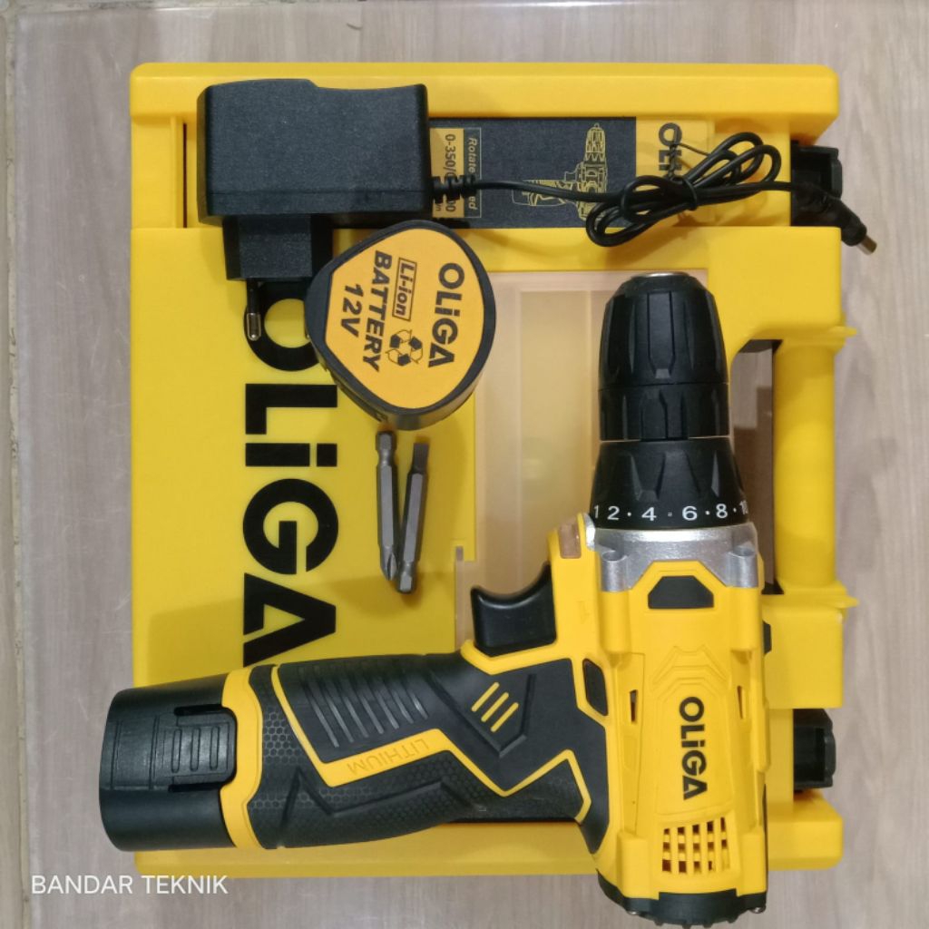 Bor Baterai 12V OLIGA - Cordless Drill 12V