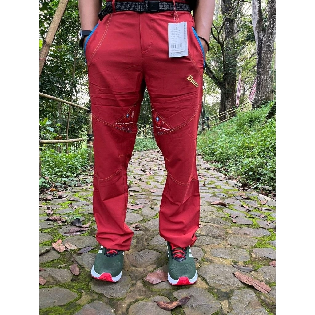 celana gunung pria outdoor celana hiking quickdry