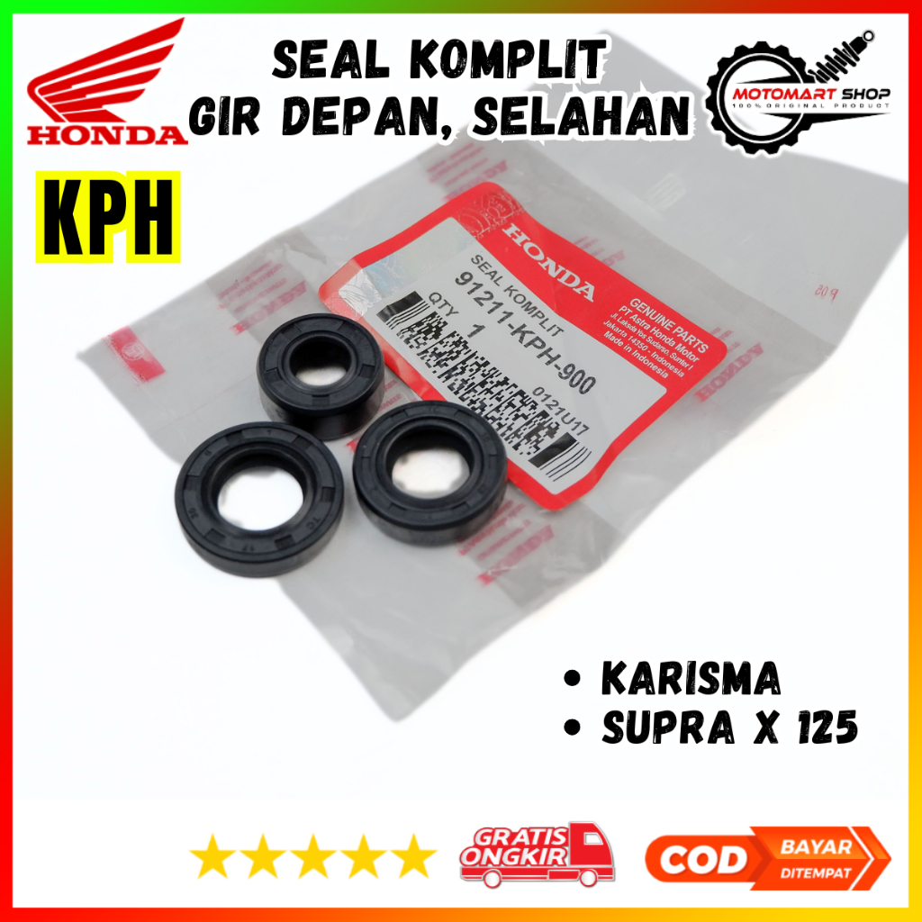 Seal Komplit Supra X 125 Karisma Seal Gear Overan Selah Engkol - KPH