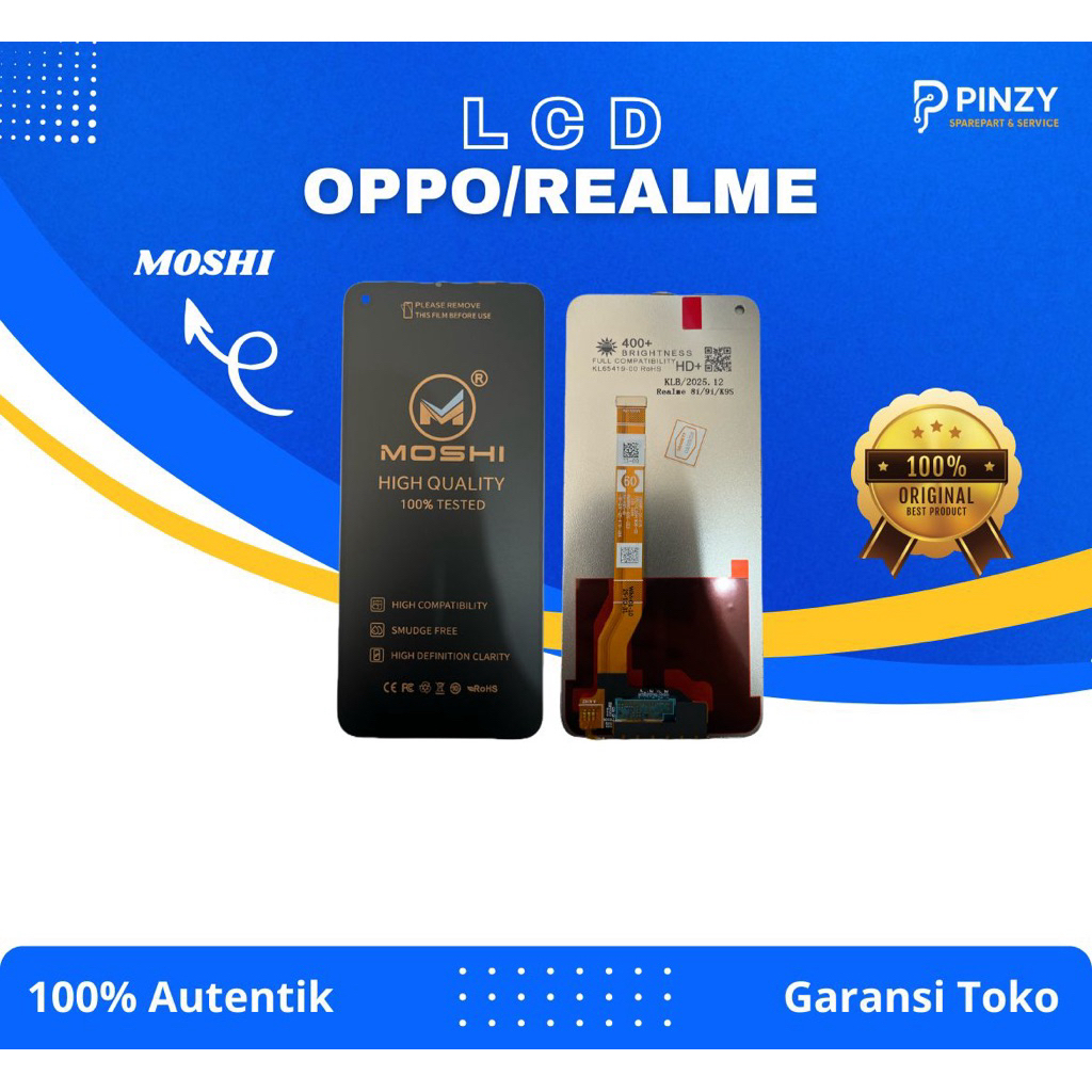 Lcd Touchscreen REALME 8I/REALME 9I/NARZO 50/A96/K10 Original OEM Fullset - 100% Original, Kompatibe