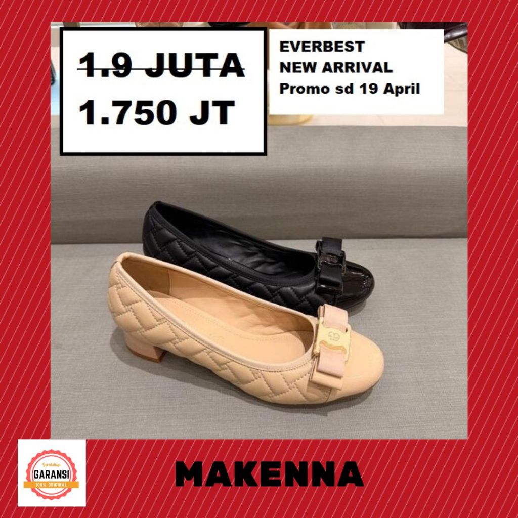 Sepatu heels wanita perempuan EVERBEST SALE SERI MAKENNA 100% ORI