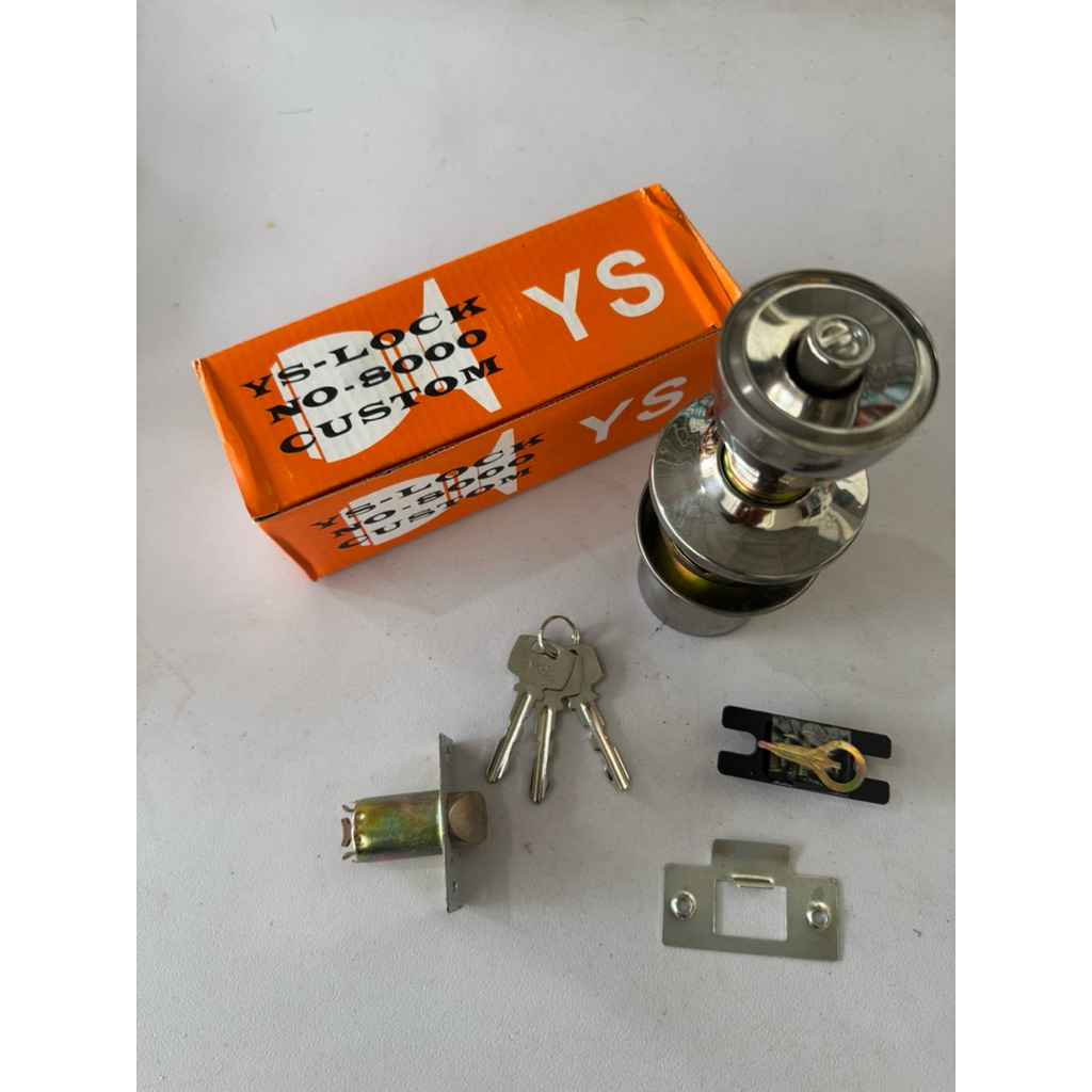 YS" KUNCI PINTU BULAT KAMAR MANDI / TIDUR LOCK