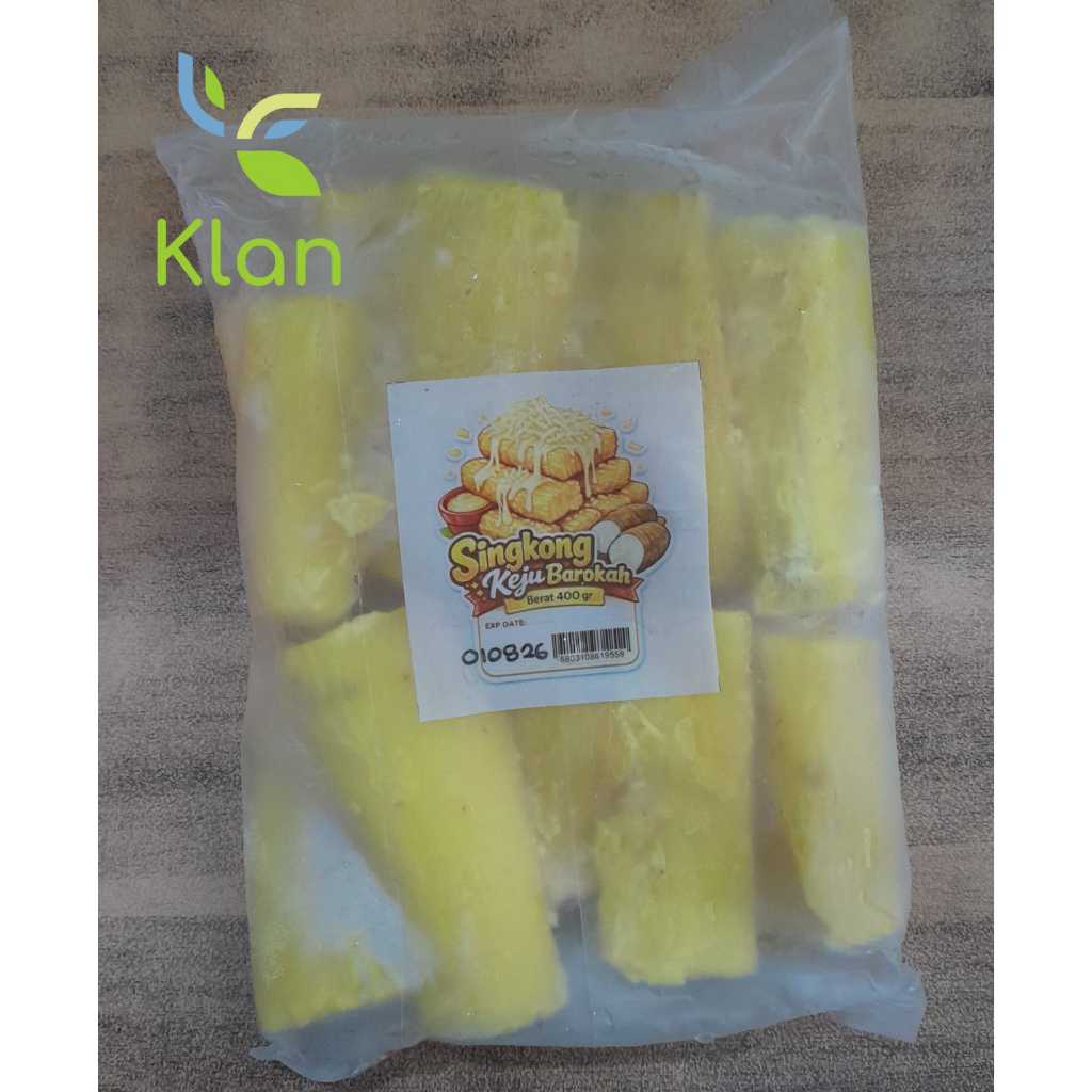 BAROKAH SINGKONG KEJU 400 GR / SINGKONG FROZEN/ SINGKONG GURIH ENAK/ POHONG BEKU