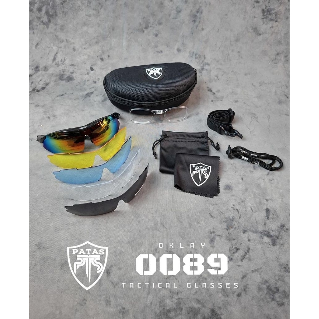 PATAS MAKASSAR - KACAMATA OAKLAY 0089 TACTICAL