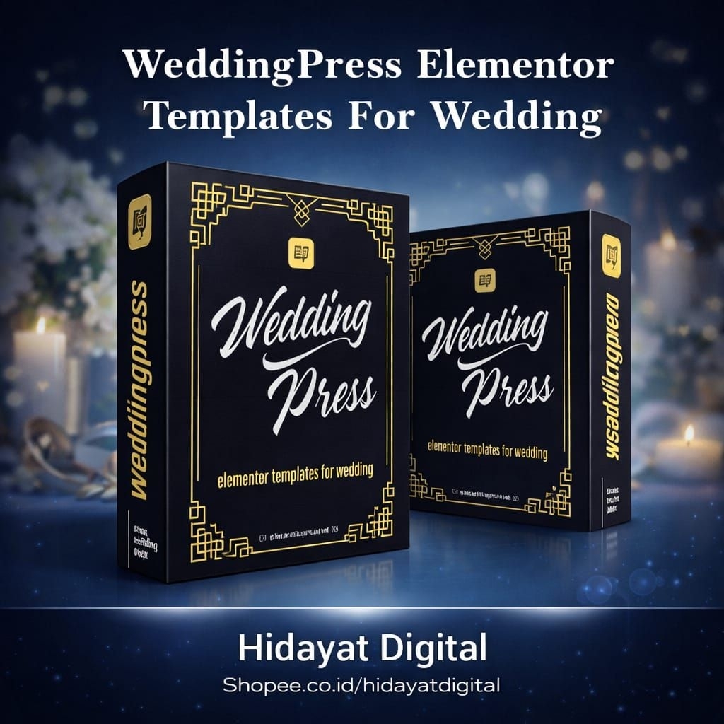 template json elementor weddingpress- (bahasa Indonesia)