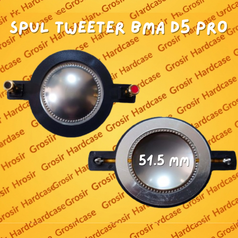 [Grosir Hardcase] Spull Tweeter D5 Pro 51.5 mm BMA || Spull Tweeter Driver BMAD5PRO