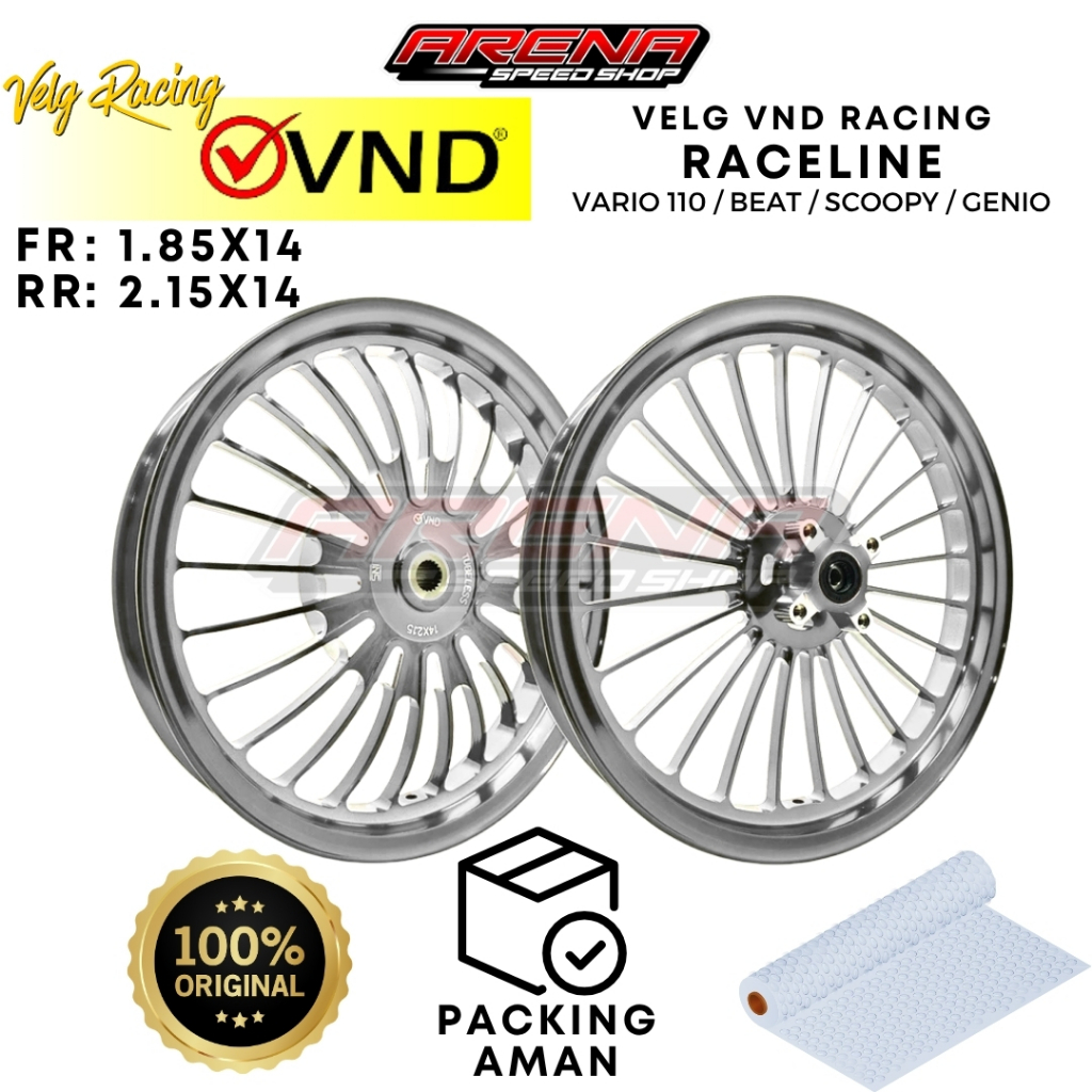 VND Velg Racing Raceline 185x14 & 215x14 - Beat Scoopy Genio Velg RCL Race Line Original VND Racing