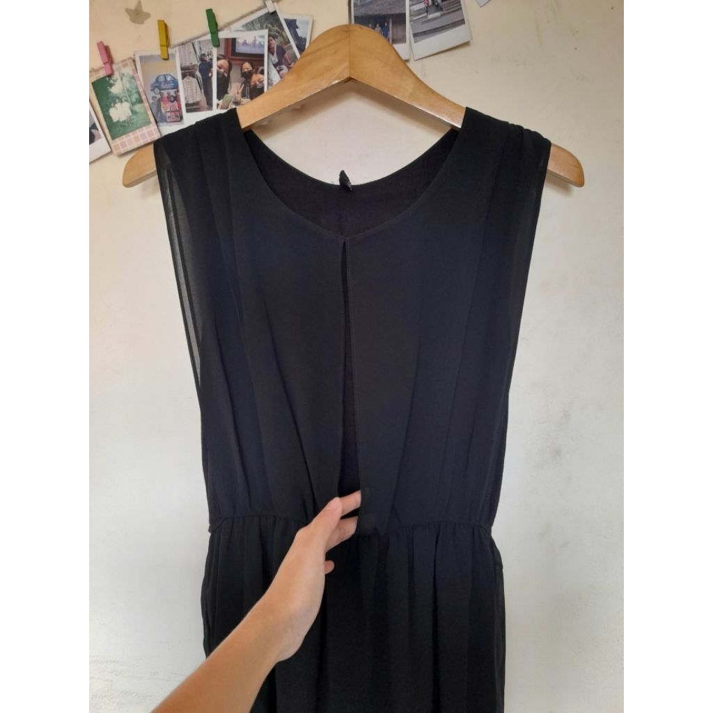 Dress Hitam Panjang Preloved