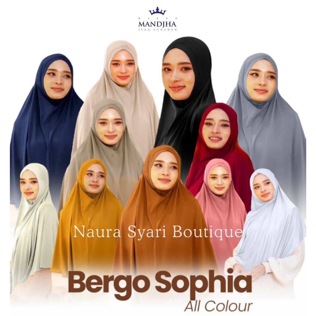 HIJAB Instant Shopia BERGO by MANDJHA Ivan Gunawan