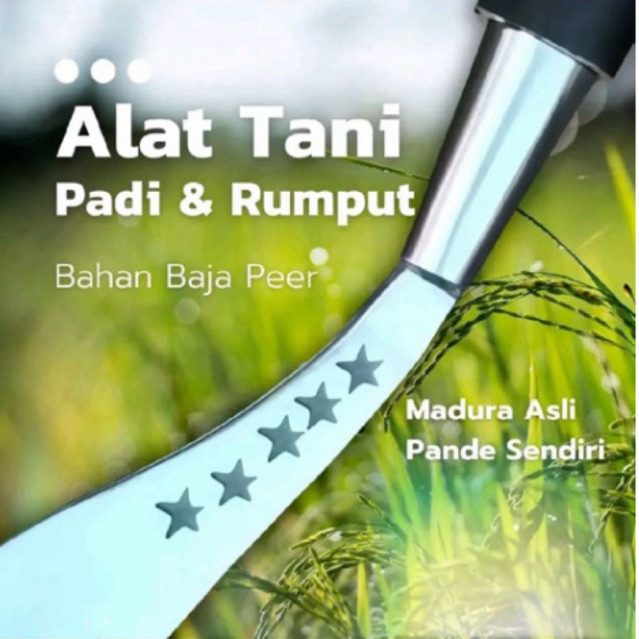 1 pcs arit rumput binatang lima ori baja per asli