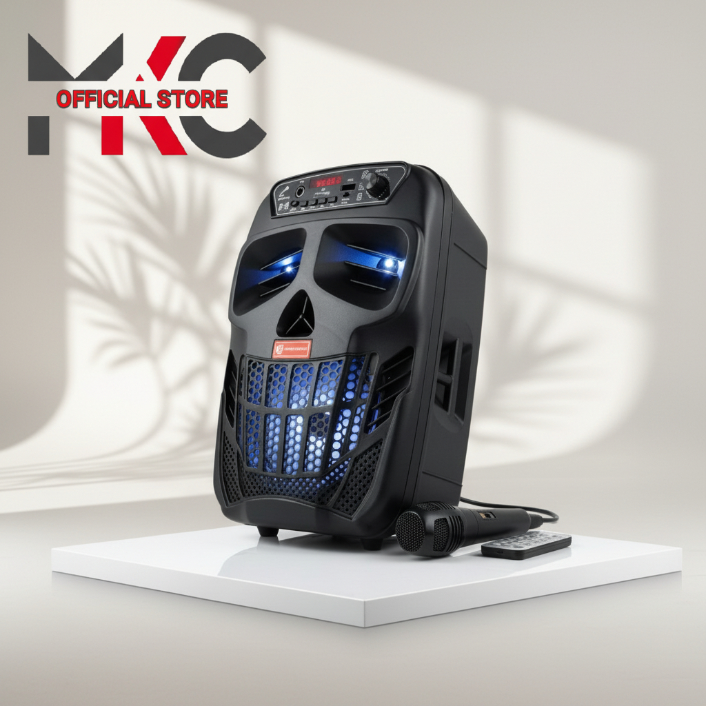 Promo Speaker Bluetooth Mkc Kimiso 7801 Mini Portable 6.5 Inch Free Mic