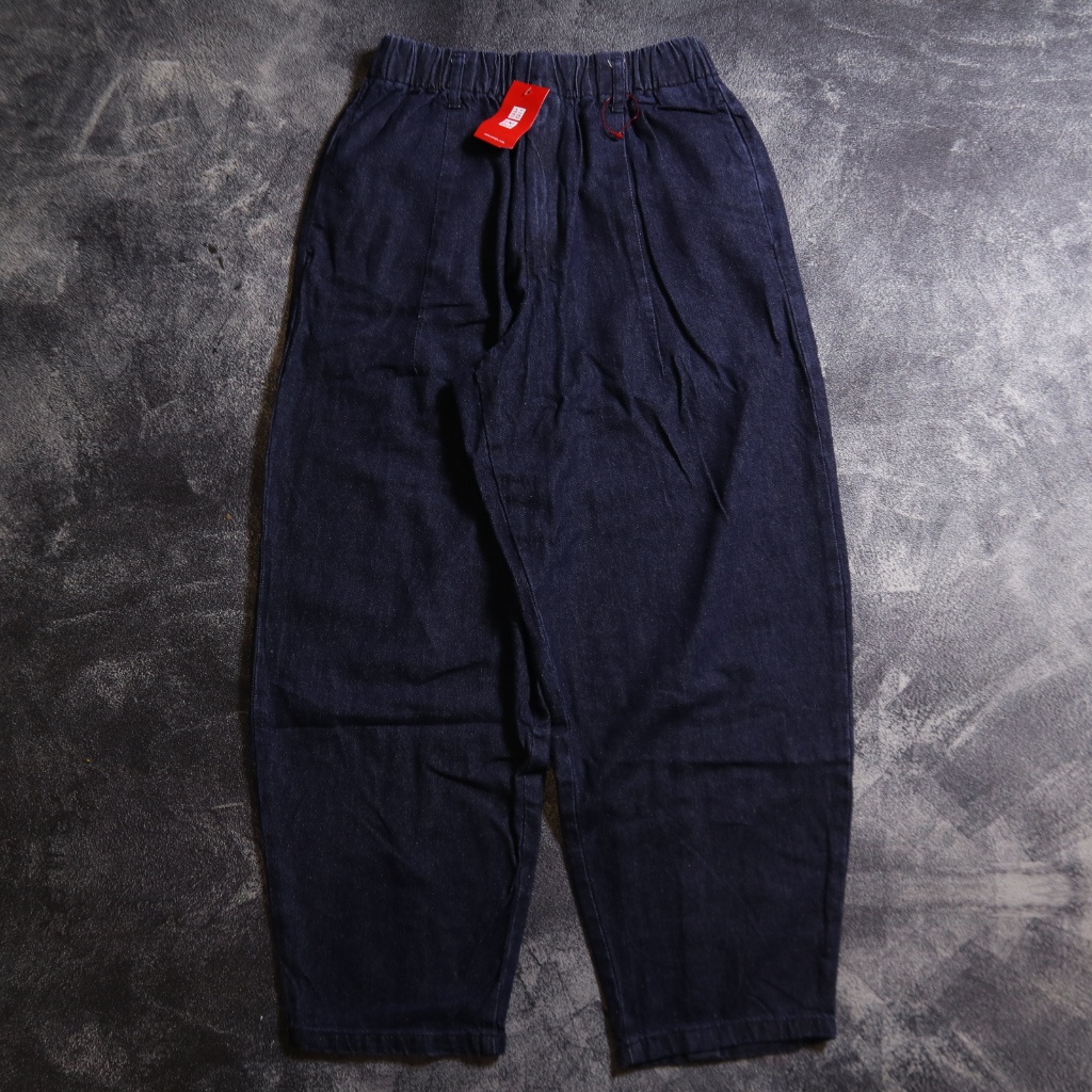 CELANA PANJANG GU BY UNIQLO BAGGY BALLOON JEANS DENIM PANTS CJ108 SIZE S 26 27 28 29 30 31 32
