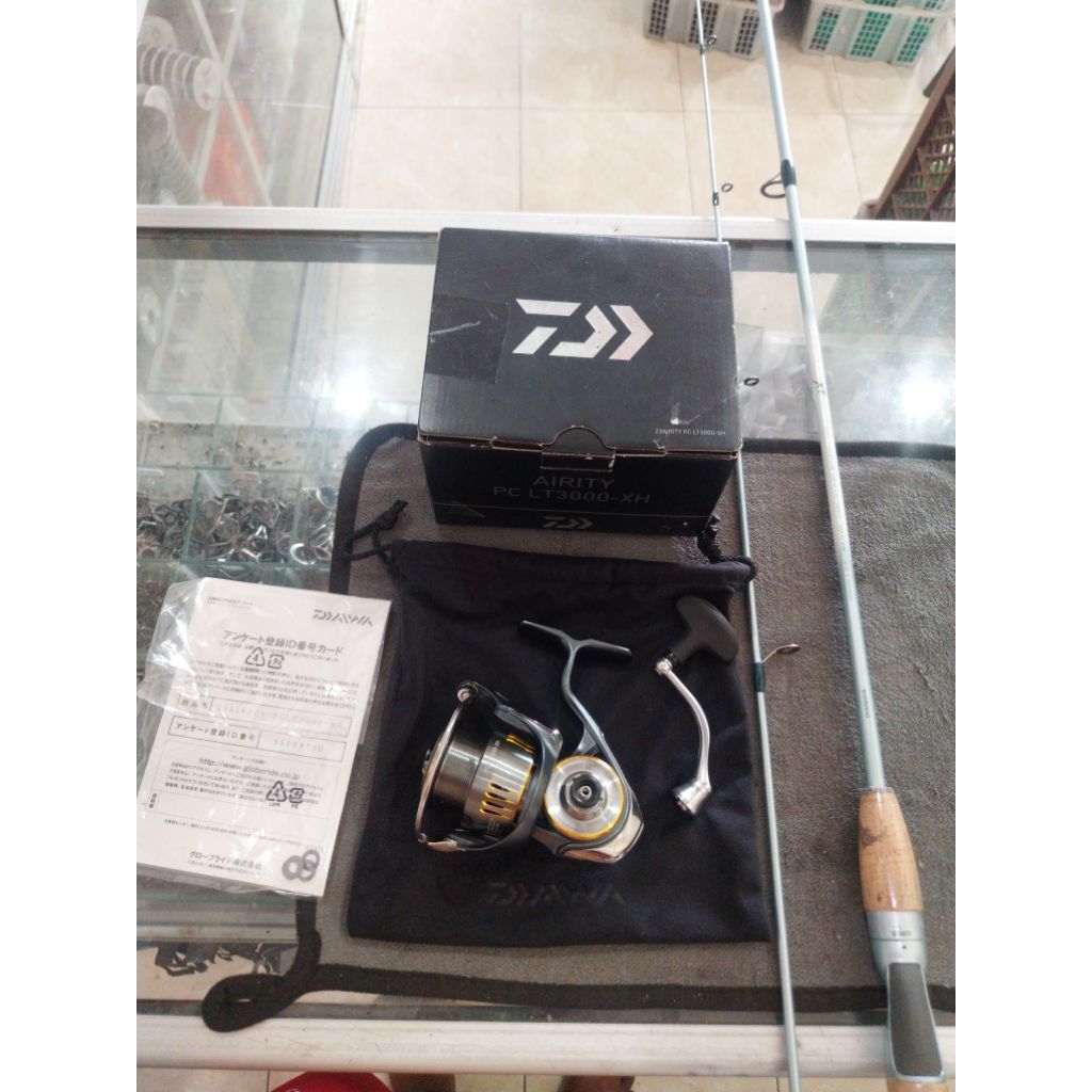 paket joran dan reel exage xt 2602 dan airity 2023 lt 3000XH