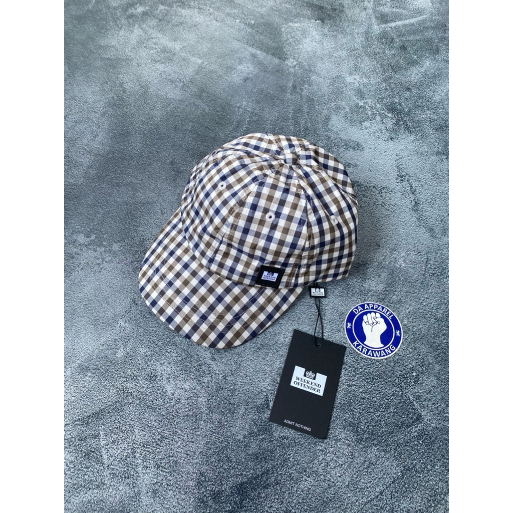Ready stok Weekend Offender Clay Mid House Check Cap original 100%