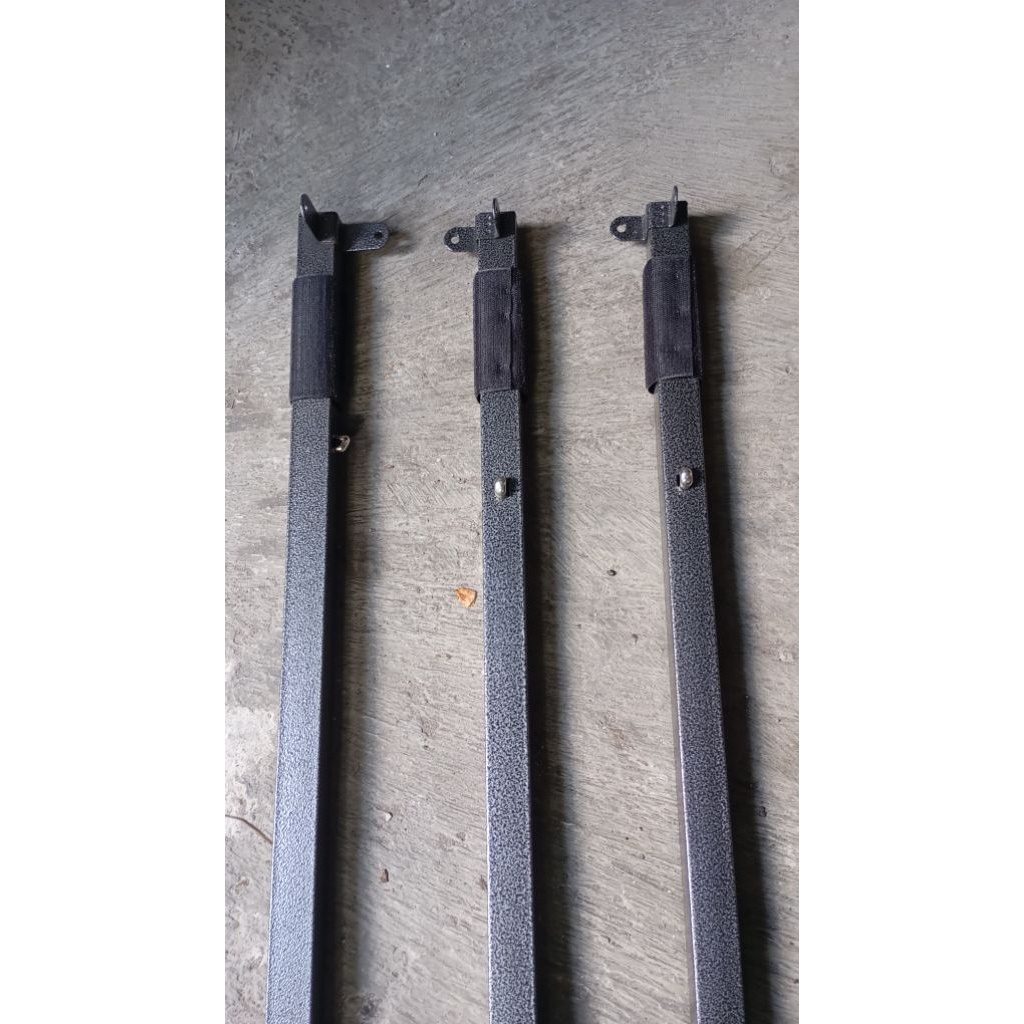 Kaki Besi Tenda Lipat 3 x 6 || Sparepart Suku Cadang Tenda Lipat Portable || Besi Hitam