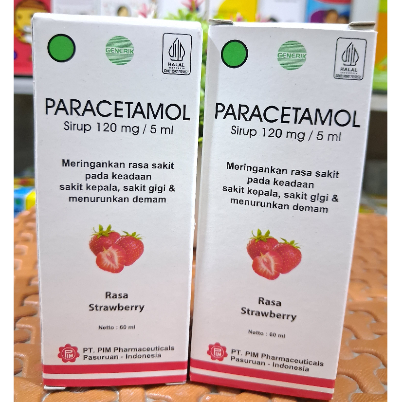 PARACETAMOL SIRUP ANAK RASA STRAWBERRY