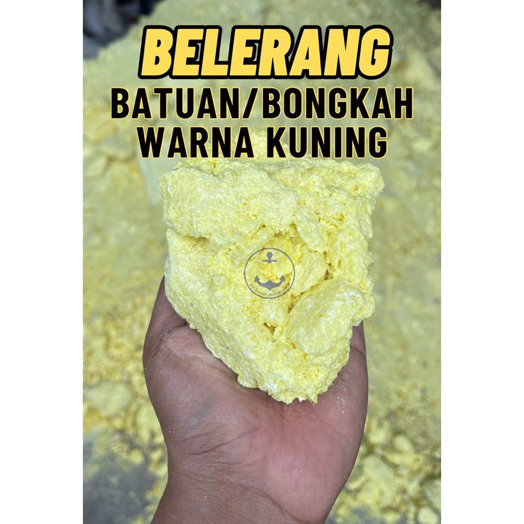 BELERANG MURNI BATUAN, BELERANG BONGKAHAN , BELERANG BONGKAHAN ASLI, BELERANG BATU