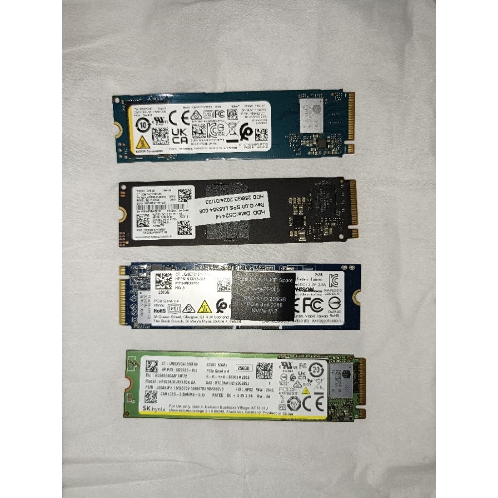SSD NVME GEN4 256GB Sentinel All 100% SAMSUNG SKHYNIX KIOXIA PHISON