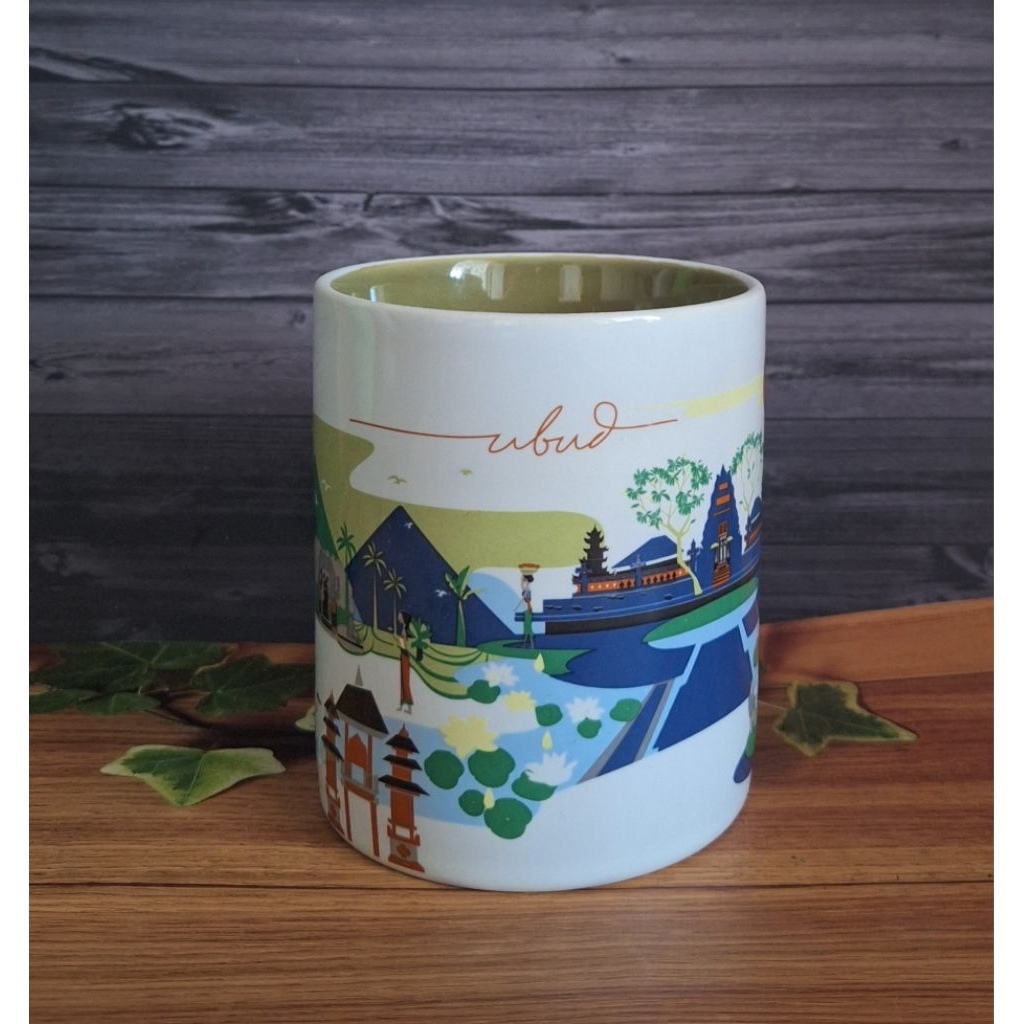 mug starbucks ubud bali, gelas starbucks indonesia series, souvenir starbucks indonesia