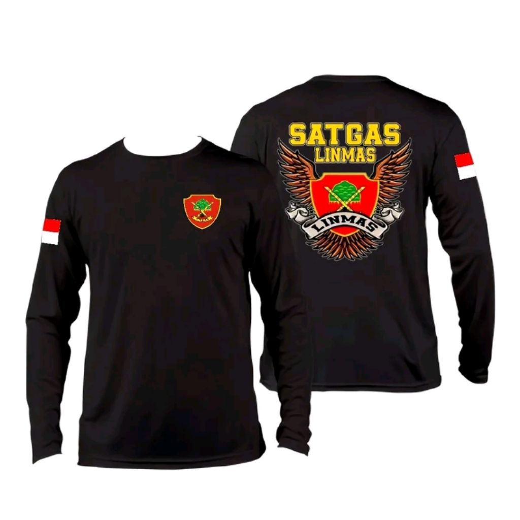 kaos satgas linmas terbaru t-shirt distro unisex peria wanita