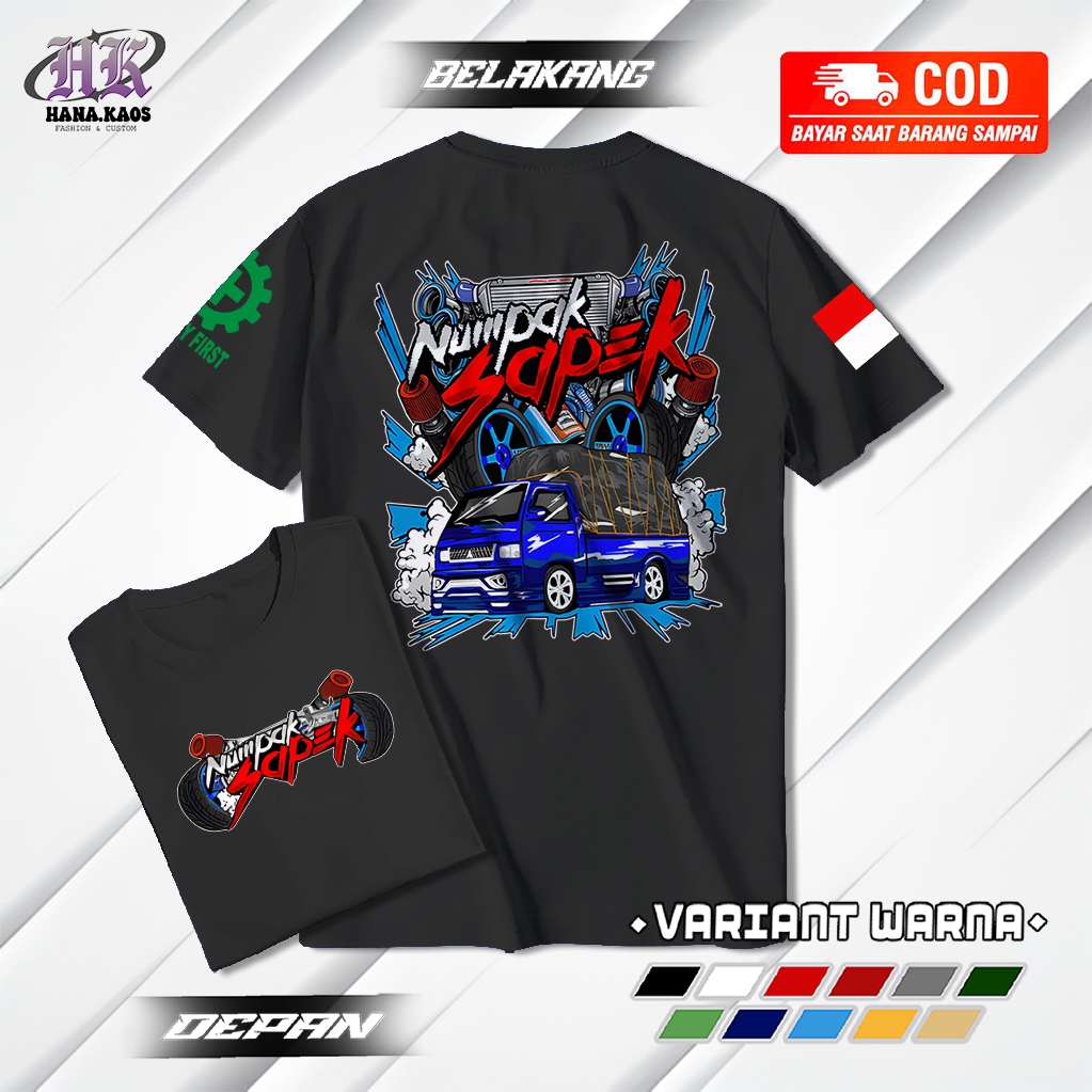 HANAKAOS - KAOS NUMPAK SAPEK RFR012 KAOS L300 TERLARIS KAOS TRUK OLENG KAOS TRUK RFOUR TRUCK APPAREL