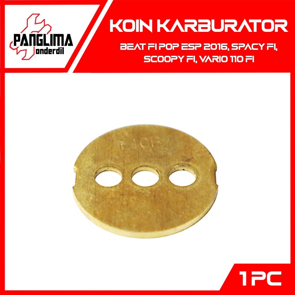 Koin Karburator Beat FI Pop eSP 2016 & Spacy & Scoopy & Vario 110 Karbu Carbu Gas Coin Throttle Goba