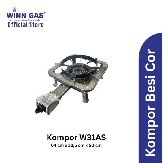 Winn Gas Kompor Commercial Besi Type W 31AP/W 31AS/W 31AT
